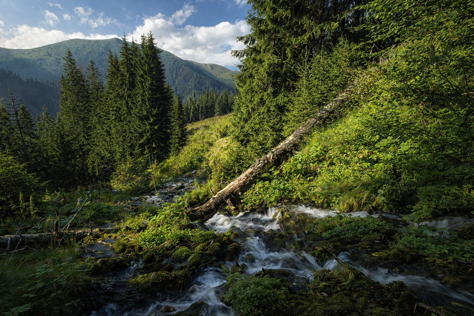 Regional view with open horizon