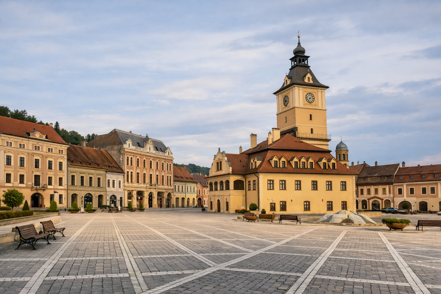 Wide regional view in calm light