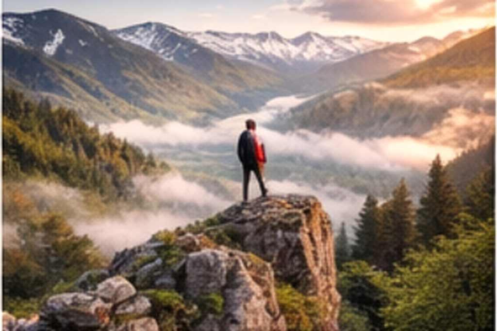 Raven's Nest in the Carpathian Mountains
